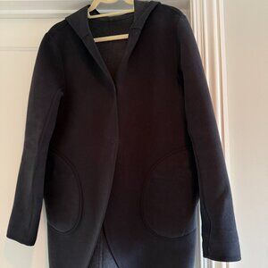 Women’s Lululemon Urban Horizons Reversible Jacket Medium Black Gray READ Hood